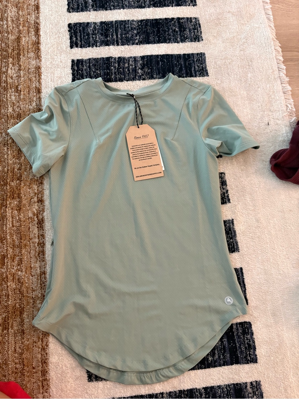Avalanche Light Sage Short-Sleeve Performance Tee